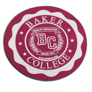 Baker College Collection Mouse Pad Computer Accessory Office School Logo